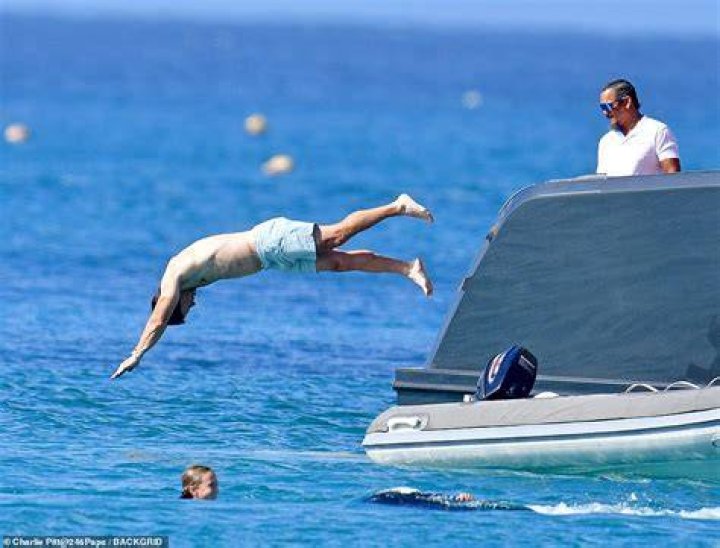 Athletic prowess:&nbsp;Mark demonstrated his athletic prowess, diving into the blue ocean and swimming to shore